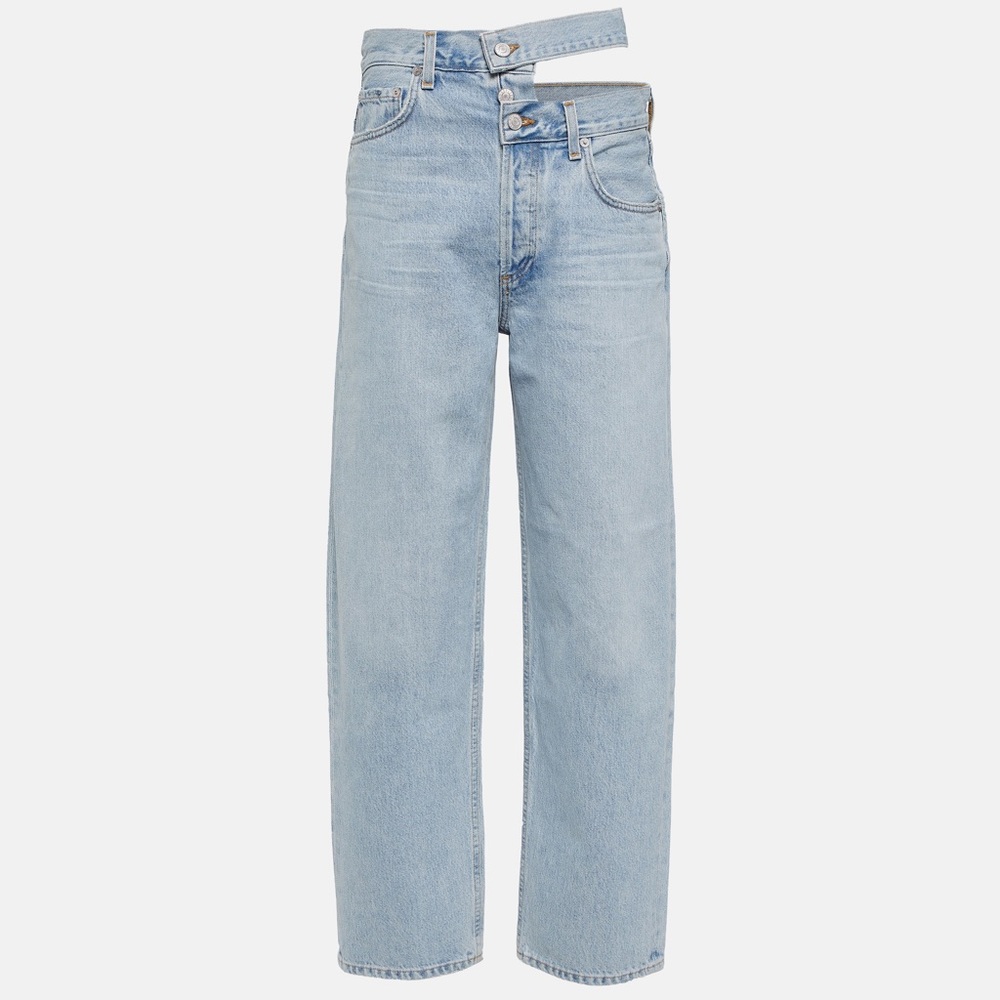 AGOLDE Broken Waistband Jeans (Size 28)